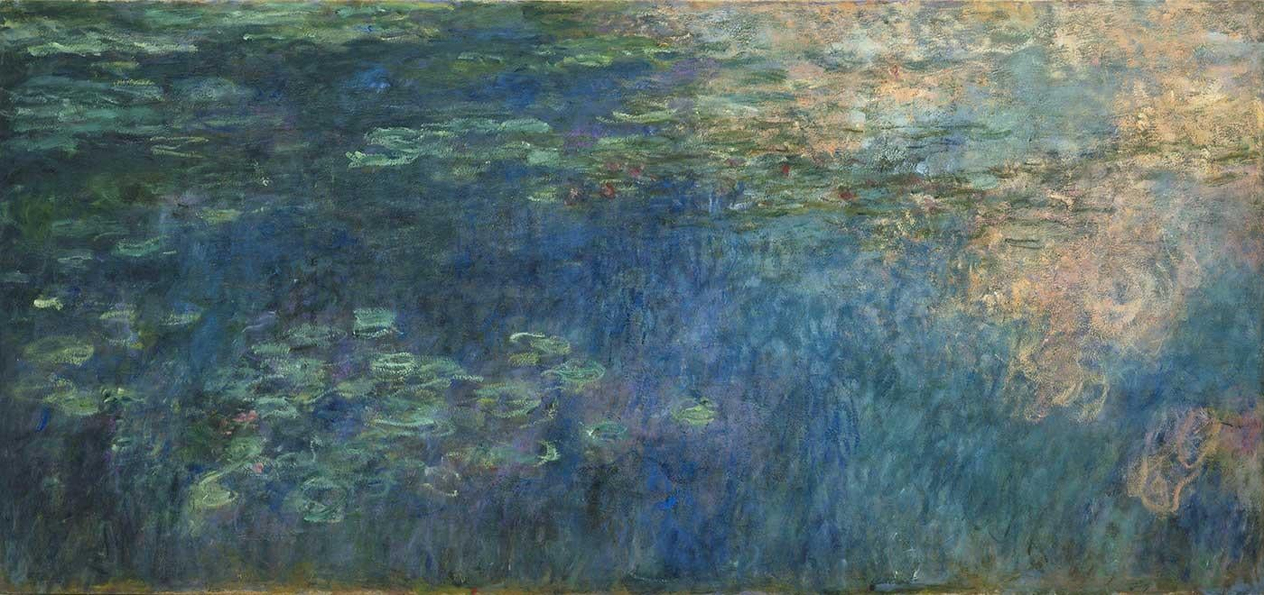 Reflections of Clouds on the Water Lily Pond by Claude Monet