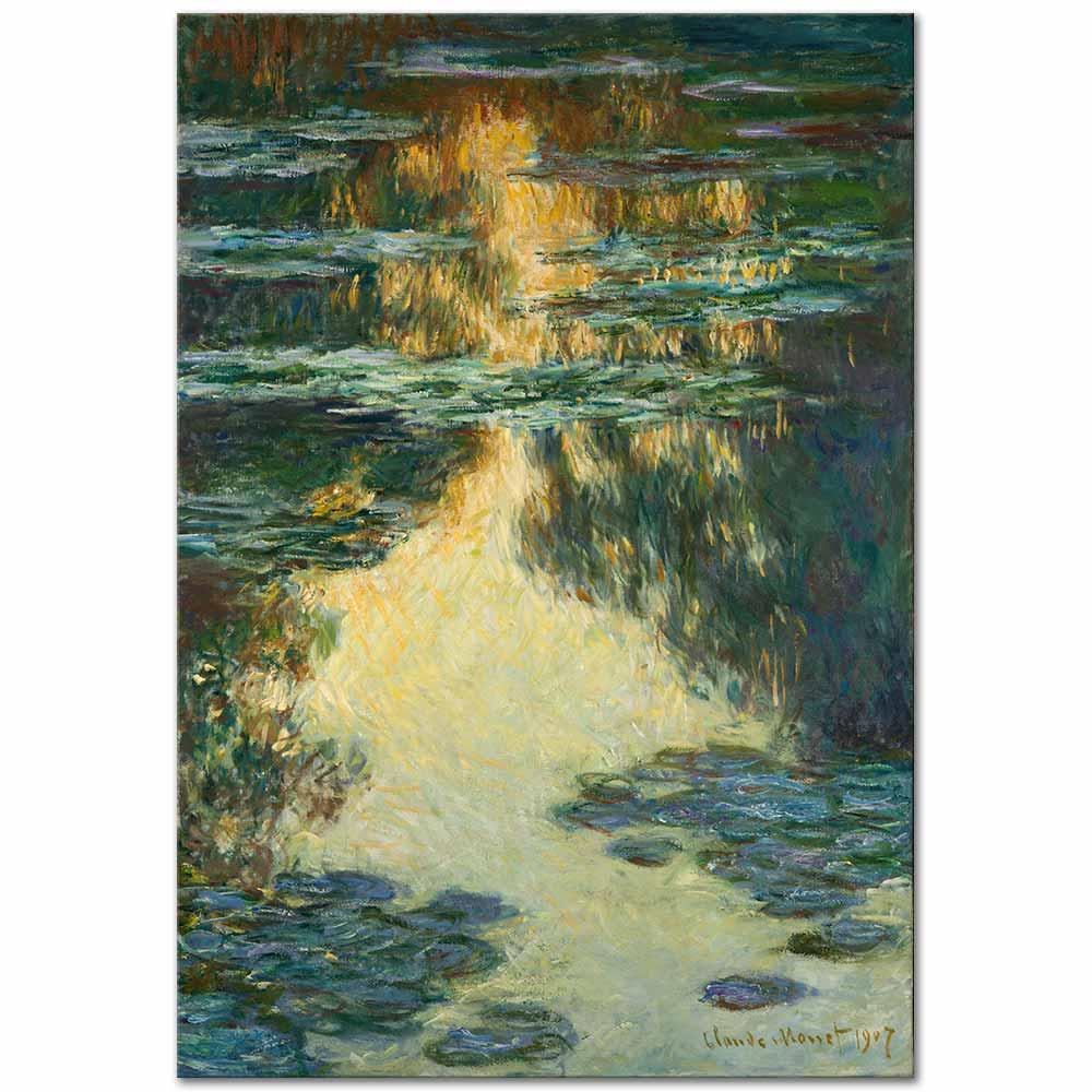Claude Monet Nilüferler IX Kanvas Tablo