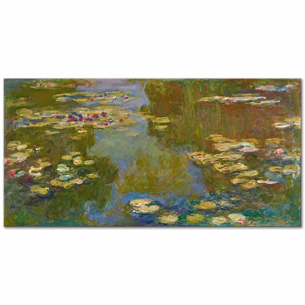 Claude Monet Nilüferler V Kanvas Tablo