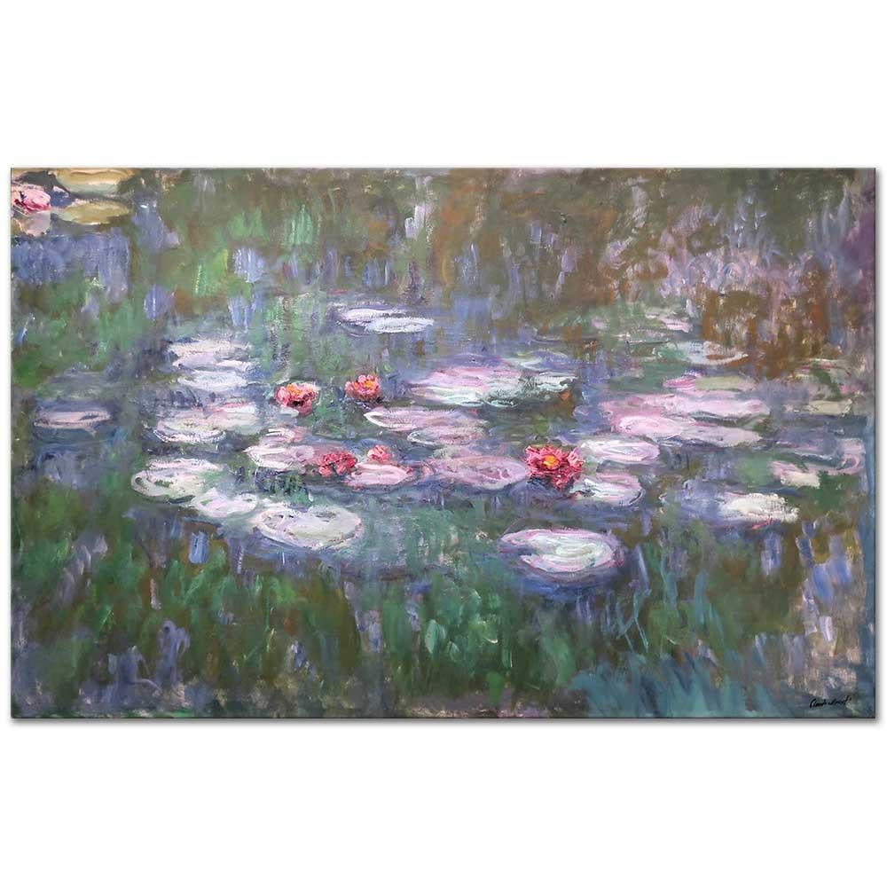 Claude Monet Nilüferler VII Kanvas Tablo