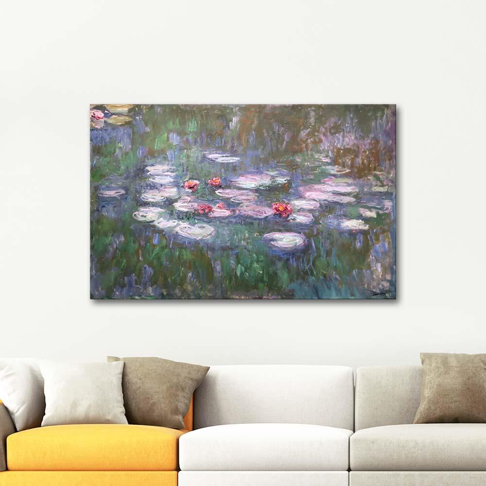 Claude Monet Nilüferler VII Kanvas Tablo