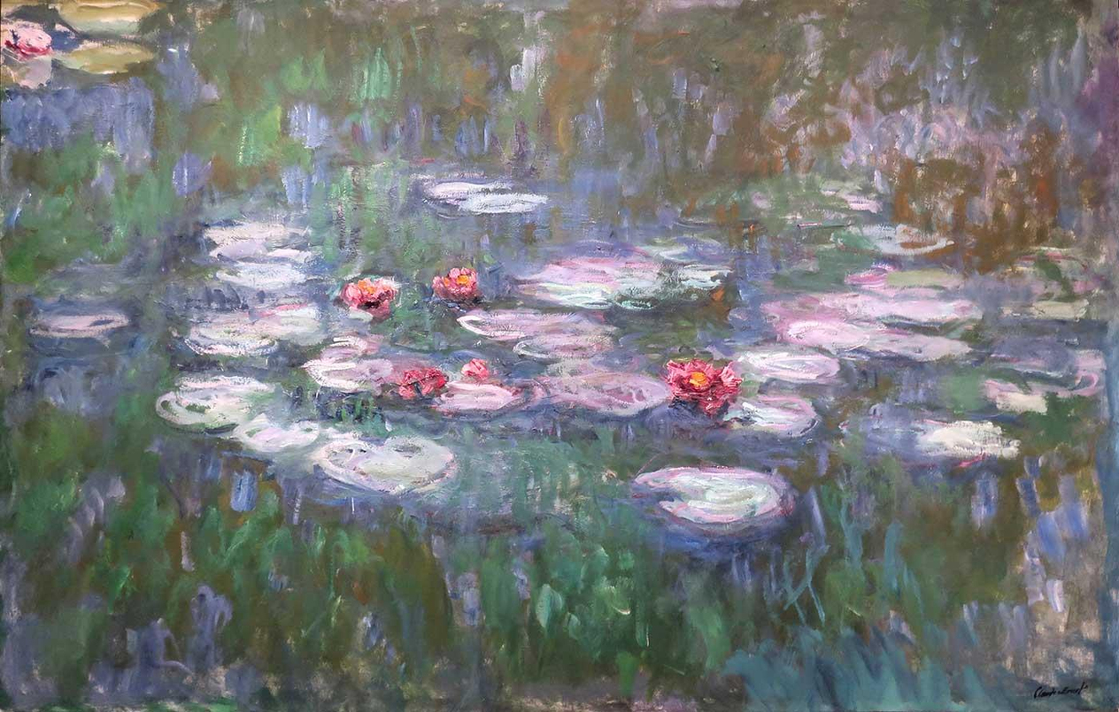 Claude Monet Nilüferler VII Kanvas Tablo