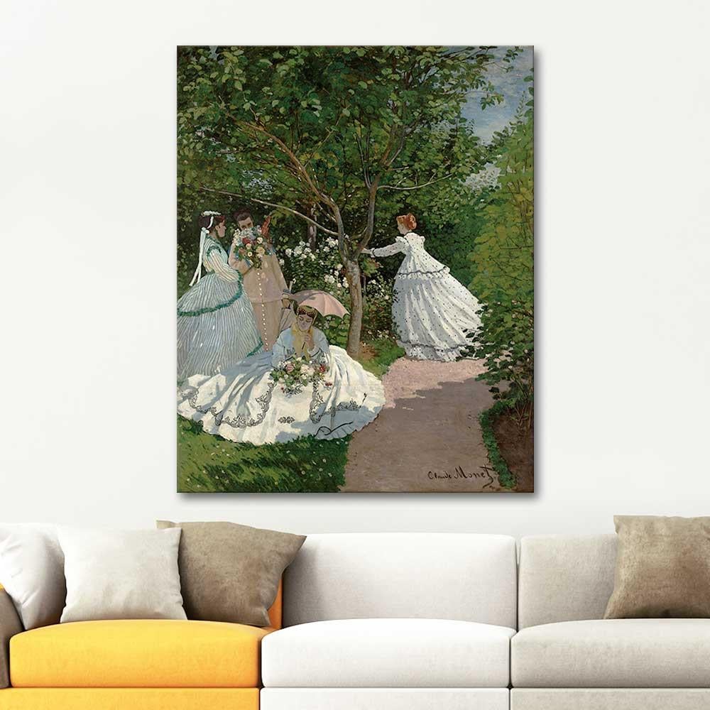 Claude Monet Women in the Garden Art Print