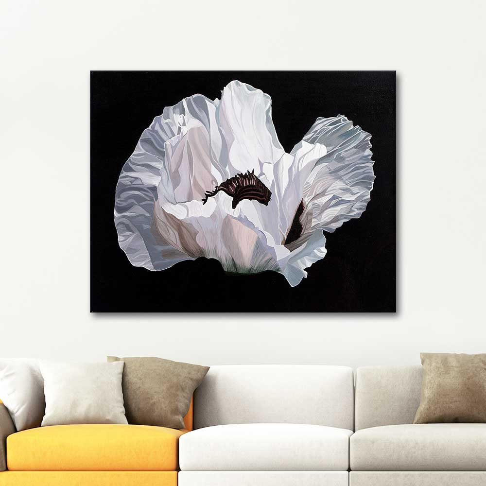 Dagmar Gogdun White Poppy Number II Art Print