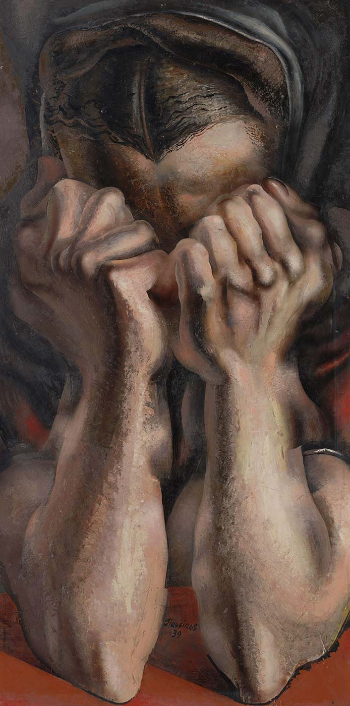 David Alfaro Siqueiros The Sob Art Print