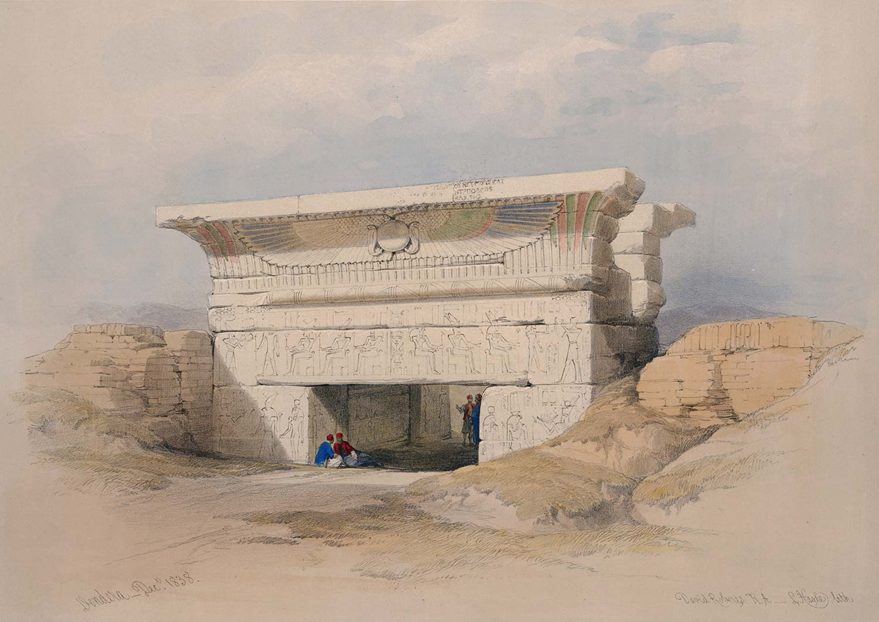 David Roberts Dendera Art Print