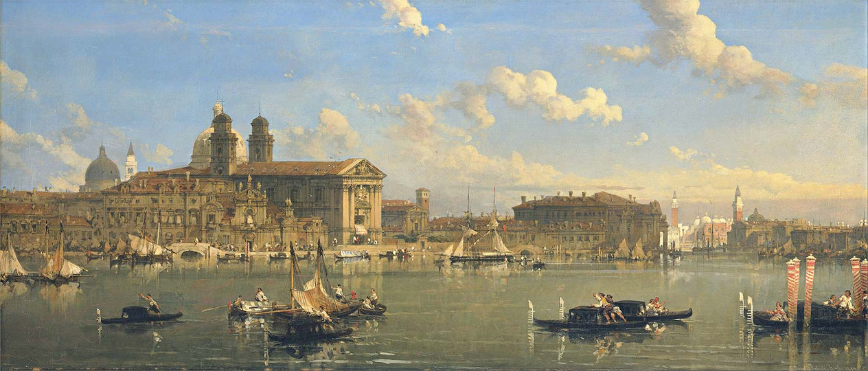David Roberts Giudecca Venedik Kanvas Tablo