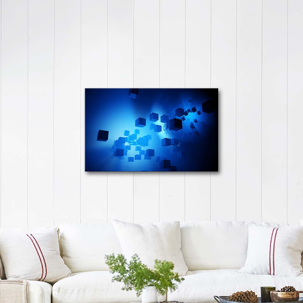 Deep Cubism Art Print