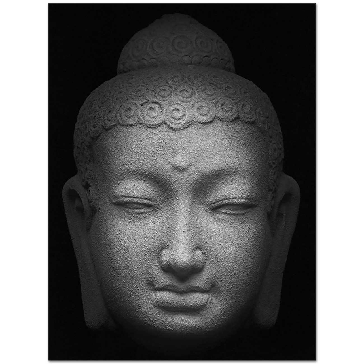 Buda Heykelinden Detay Kanvas Tablo