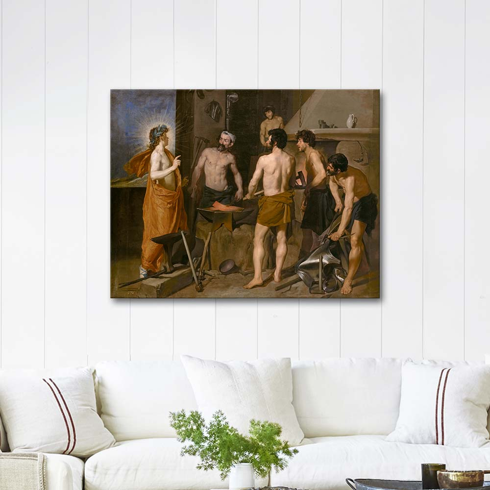 Diego Velazquez Apollo in the Forge of Vulcan Art Print