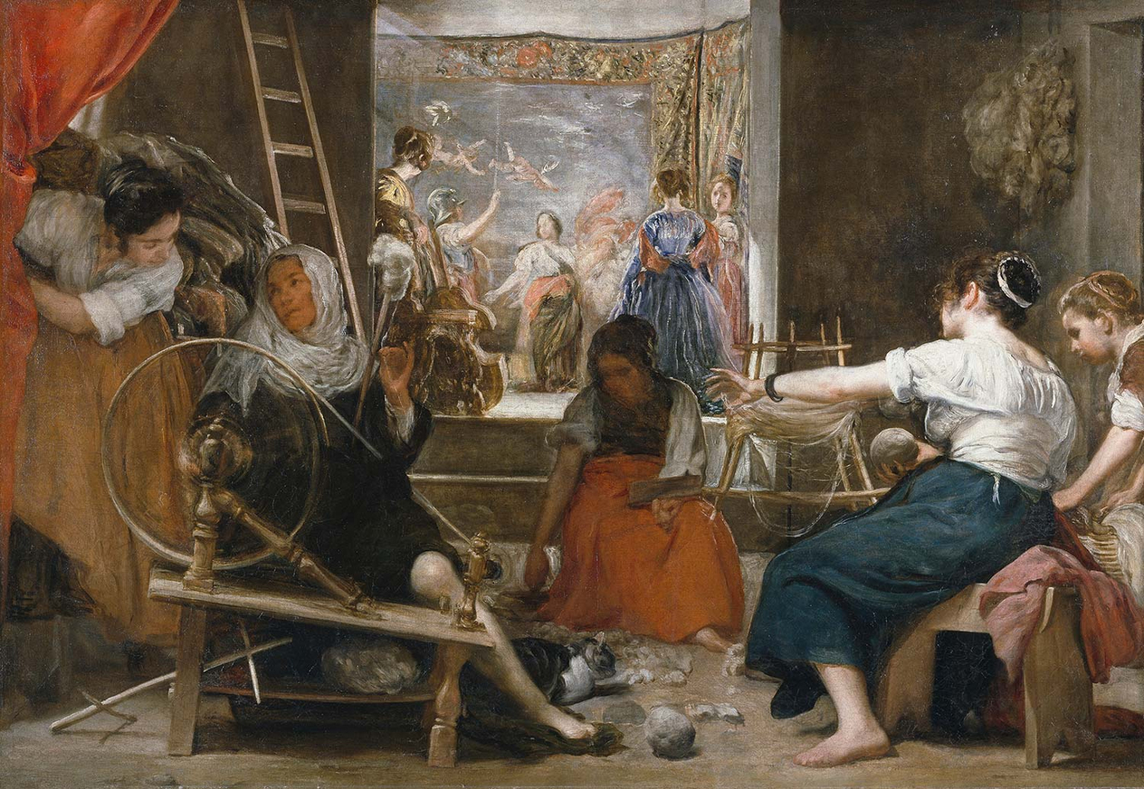 Diego Velazquez İplikçiler Kanvas Tablo