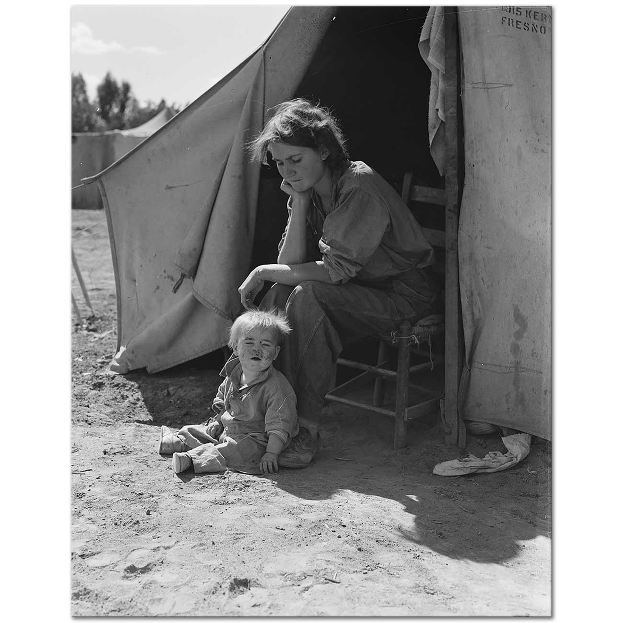 Dorothea Lange Eighteen Yar Old Mother Art Print