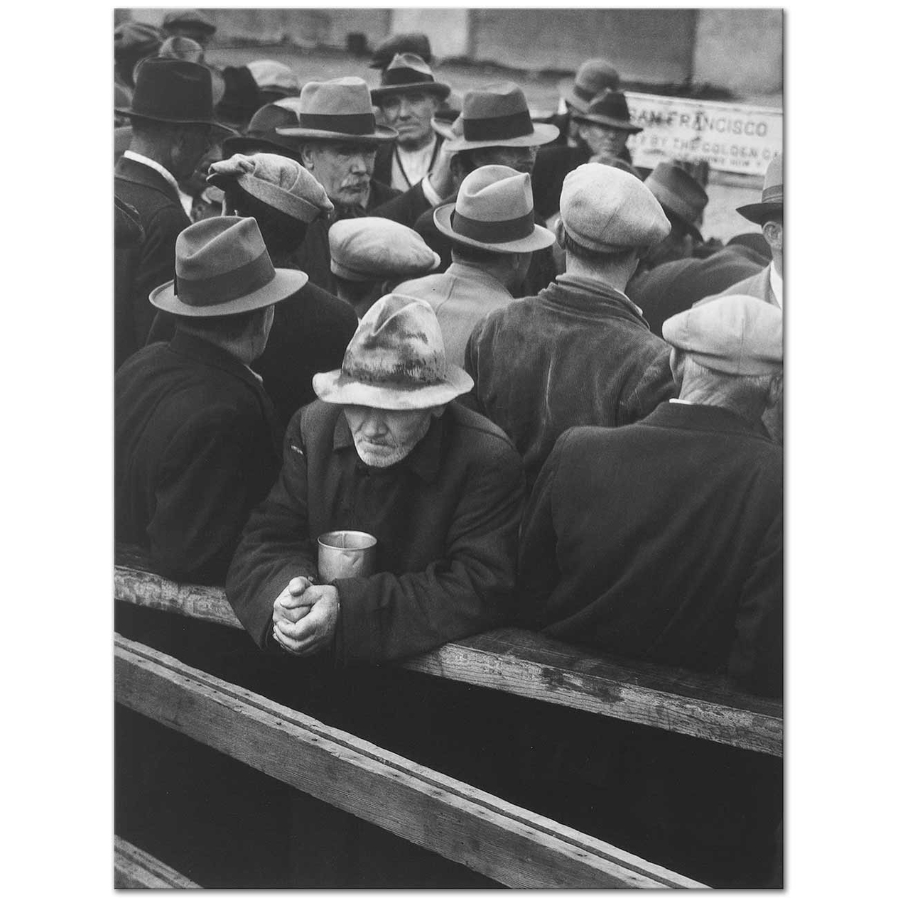 Dorothea Lange White Angel Bread Line San Francisco Art Print