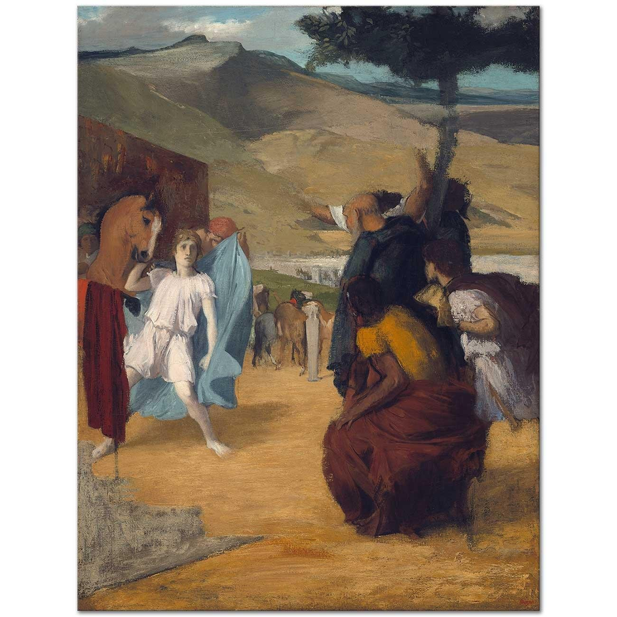 Edgar Degas Alexander and Bucephalus Art Print