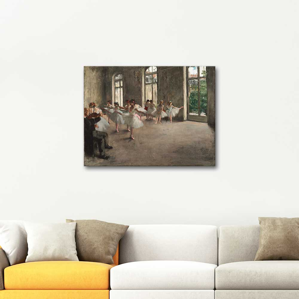 Edgar Degas Ballet Rehearsal Art Print