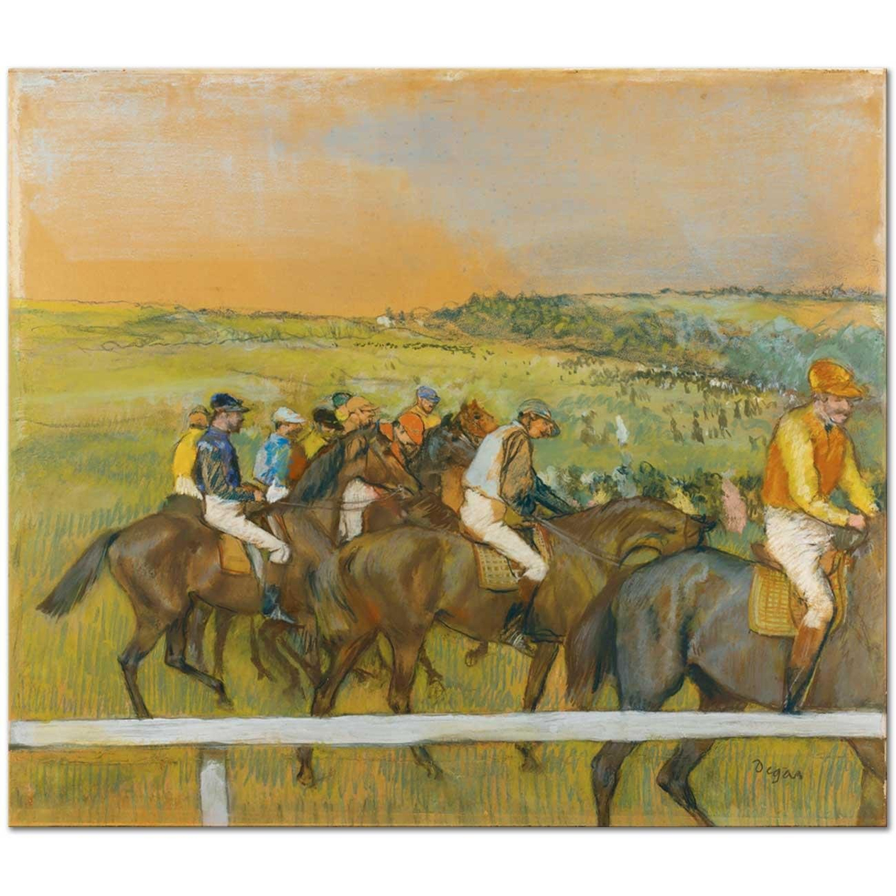 Edgar Degas Startta Kanvas Tablo