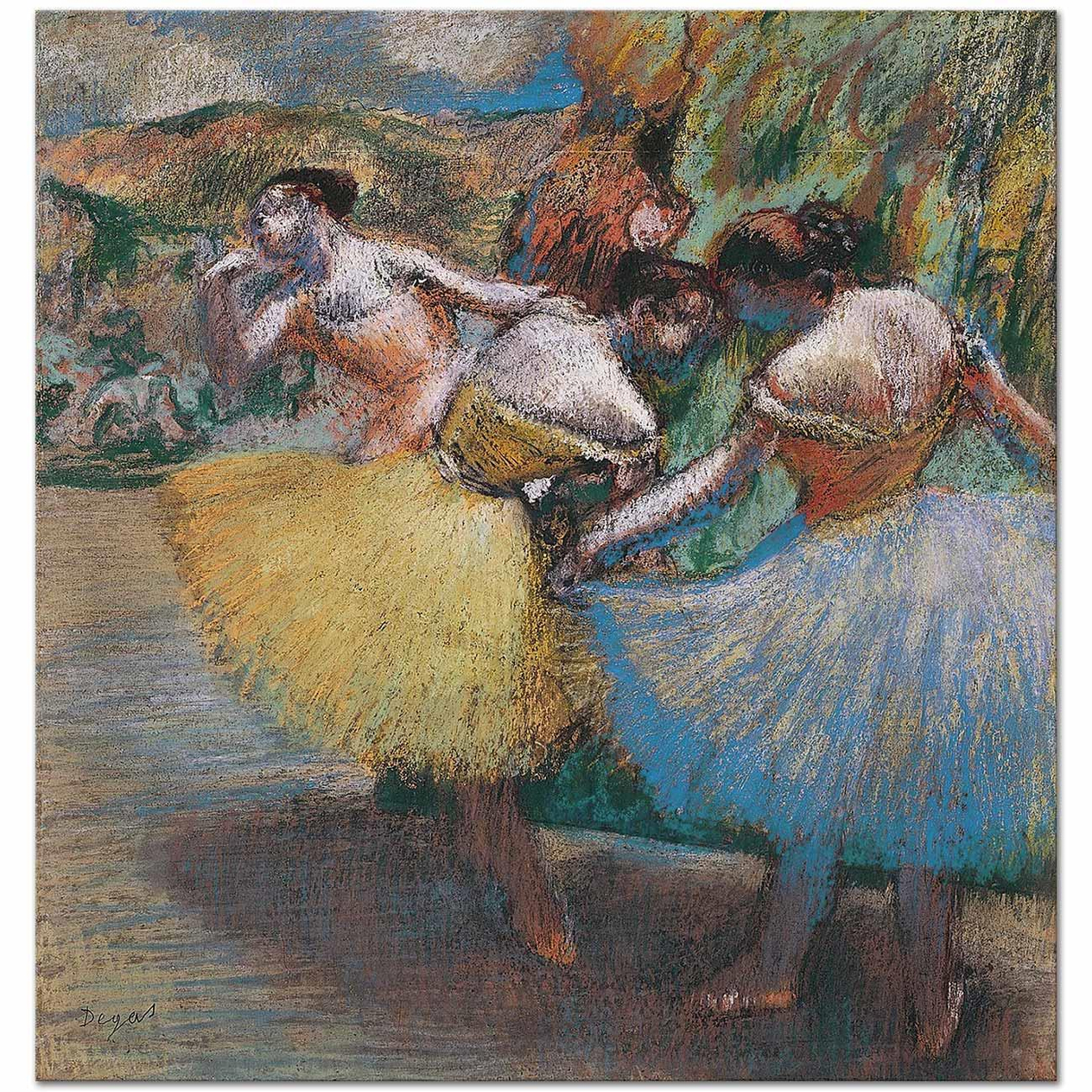 Edgar Degas Dancers 1897 Art Print