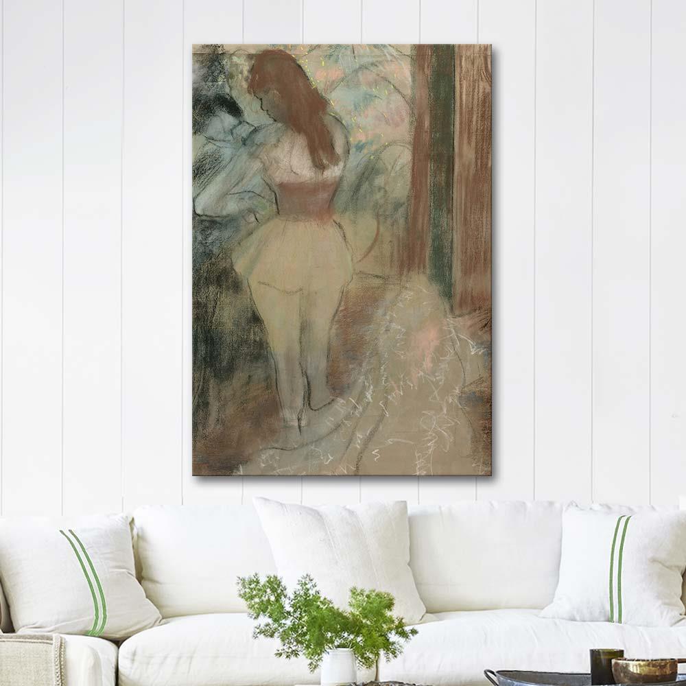Edgar Degas Danseuse S'habillant Art Print