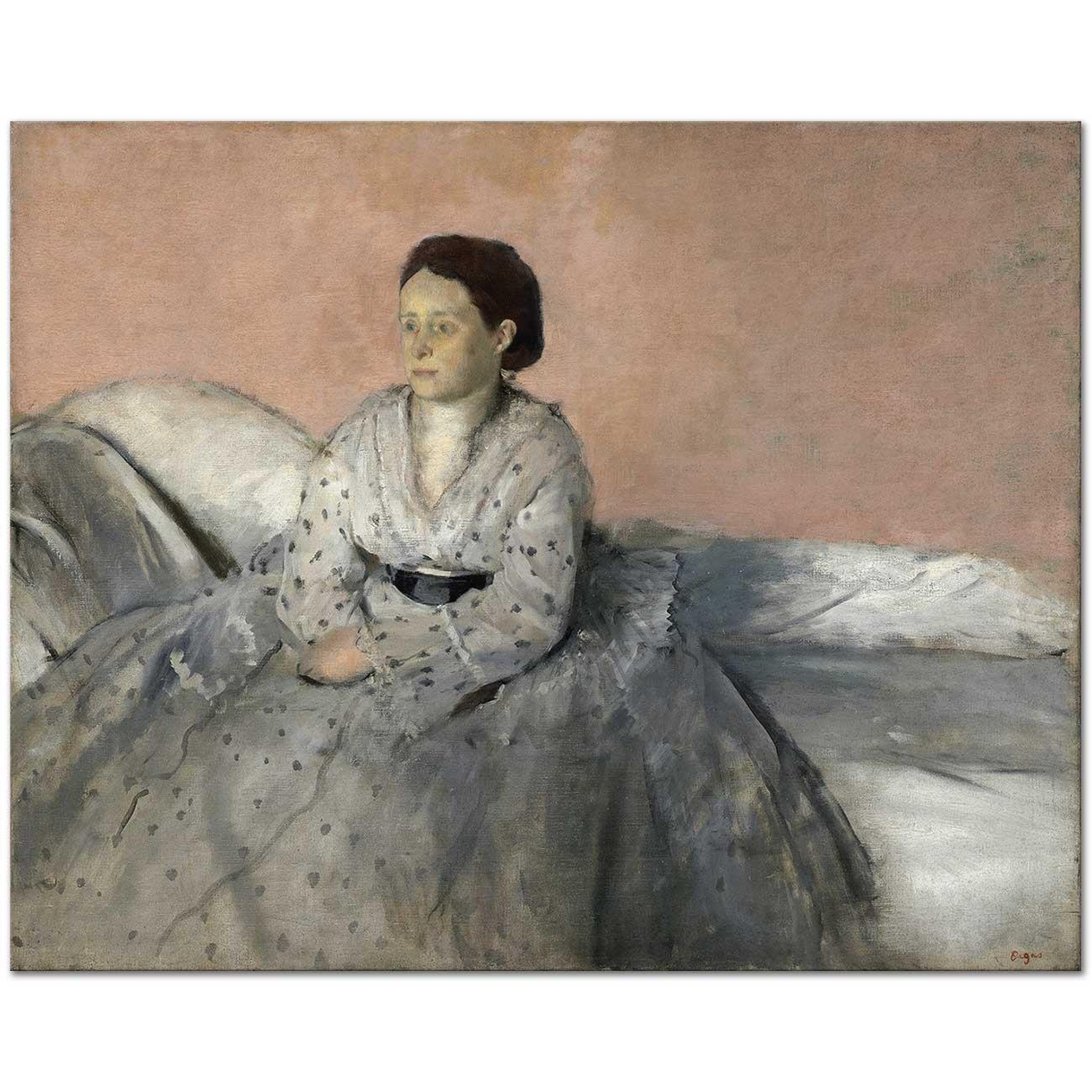 Edgar Degas Madame René de Gass Art Print
