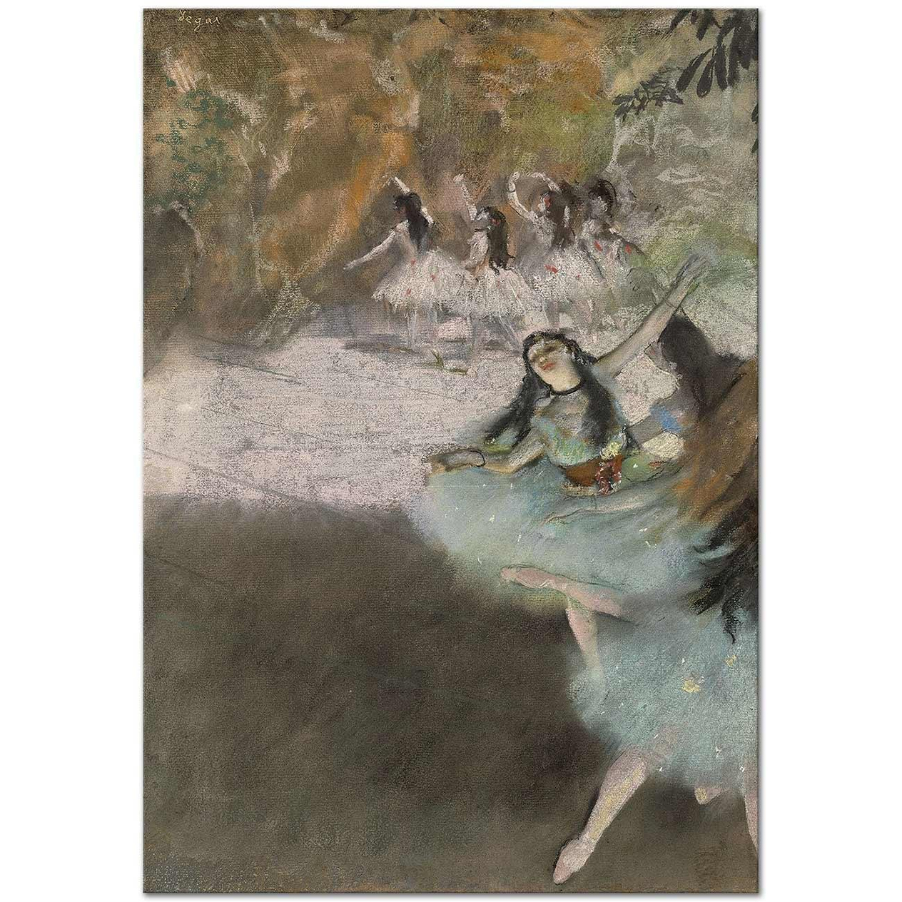 Edgar Degas On the Stage Art Print