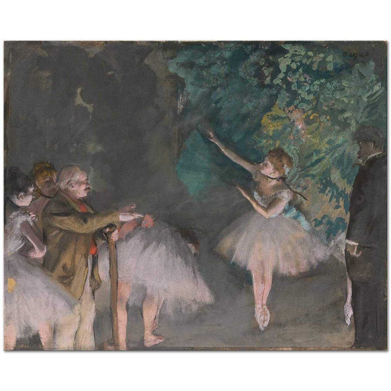 Edgar Degas Rehearsal of the Ballet Art Print