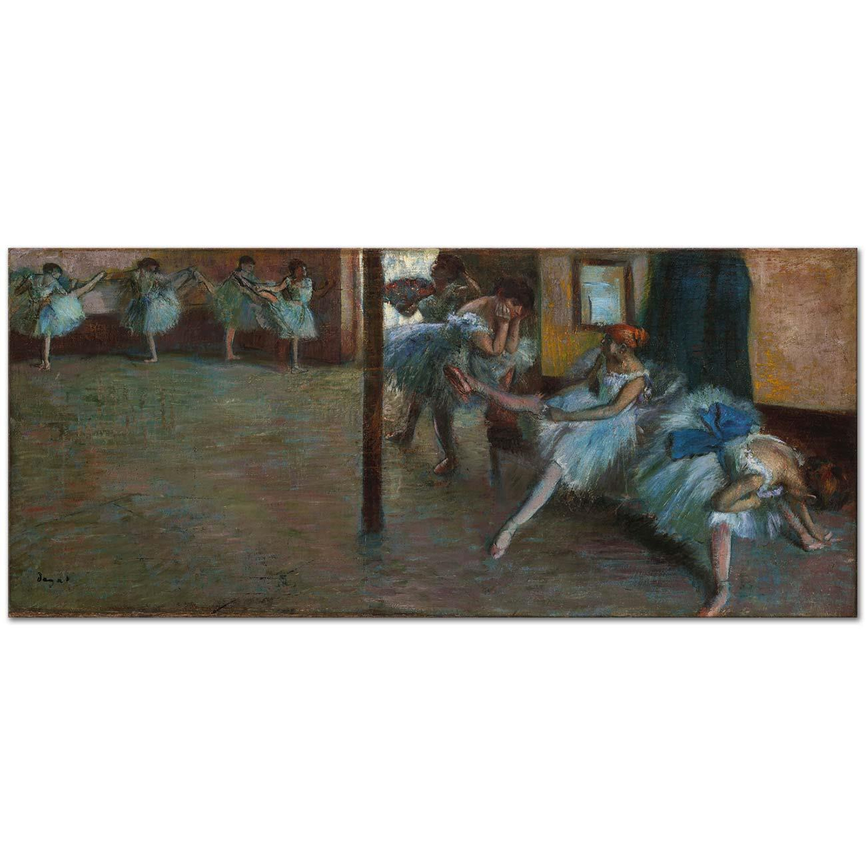 Edgar Degas The Ballet Rehearsal Art Print