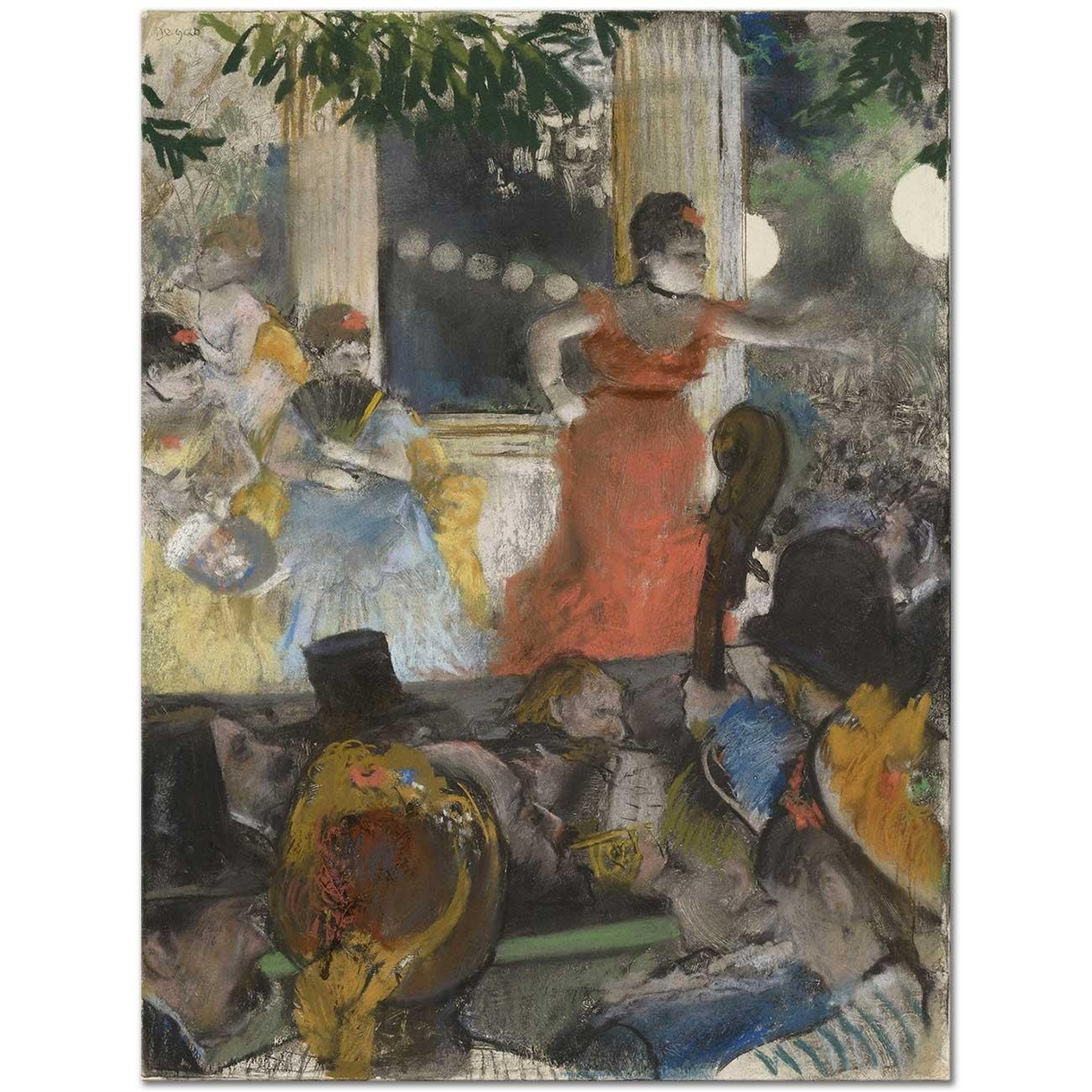 Edgar Degas The Cafe-Concert at Les Ambassadeurs Art Print