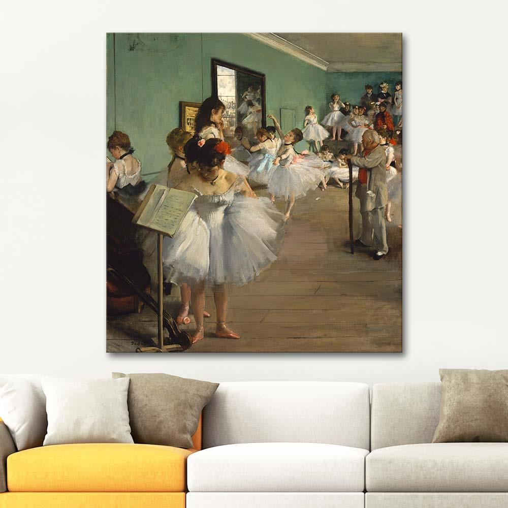 Edgar Degas The Dance Class Art Print