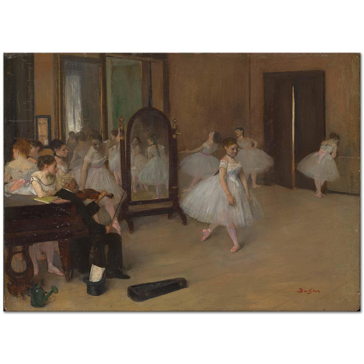 Edgar Degas The Dancing Class Art Print