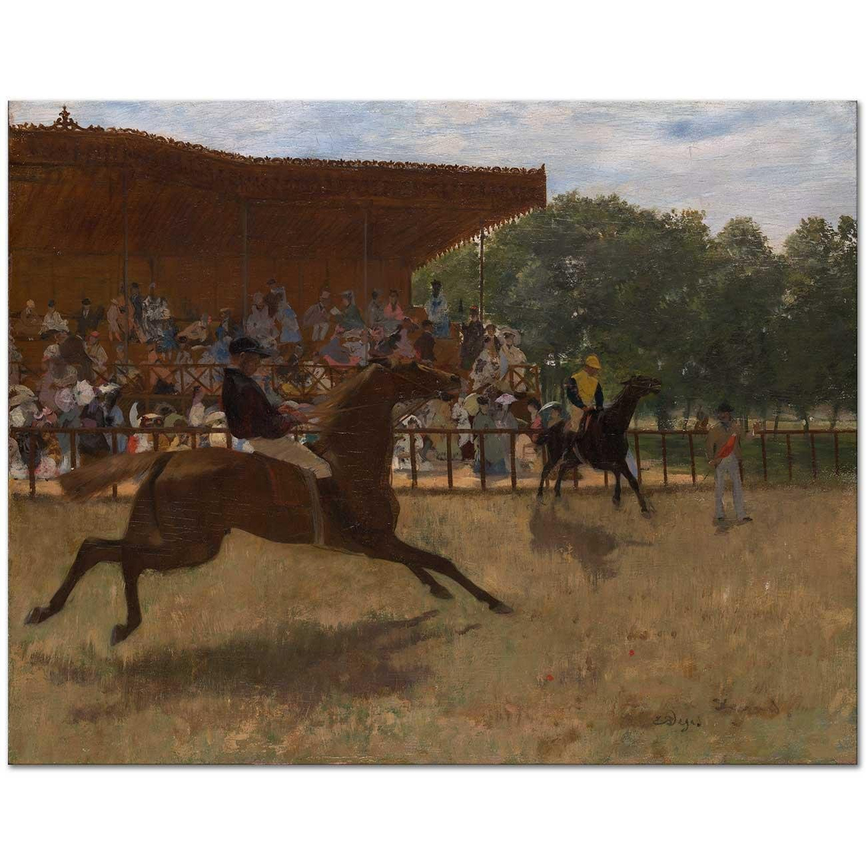 The False Start by Edgar Degas