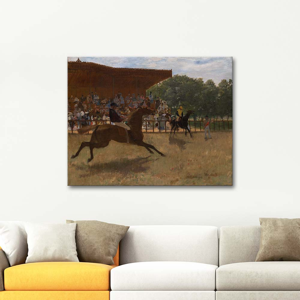 Edgar Degas The False Start Art Print