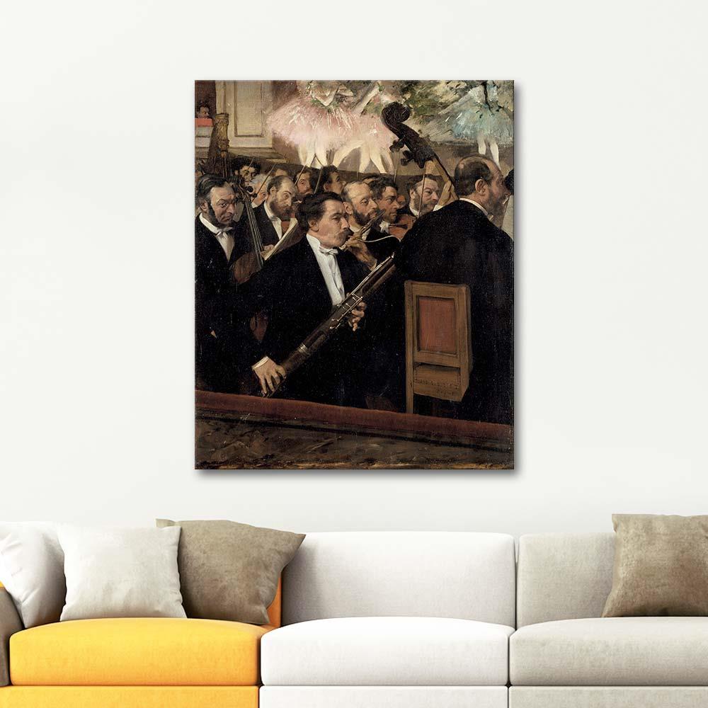 Edgar Degas Opera Orkestrası Kanvas Tablo