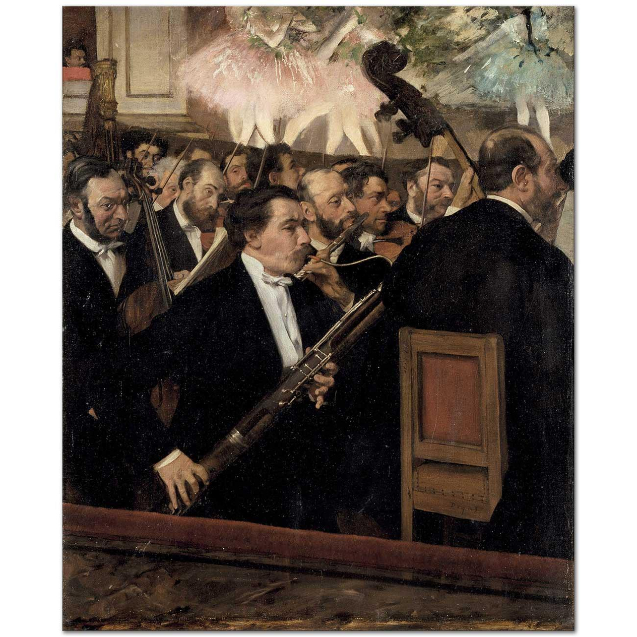 Edgar Degas Opera Orkestrası Kanvas Tablo