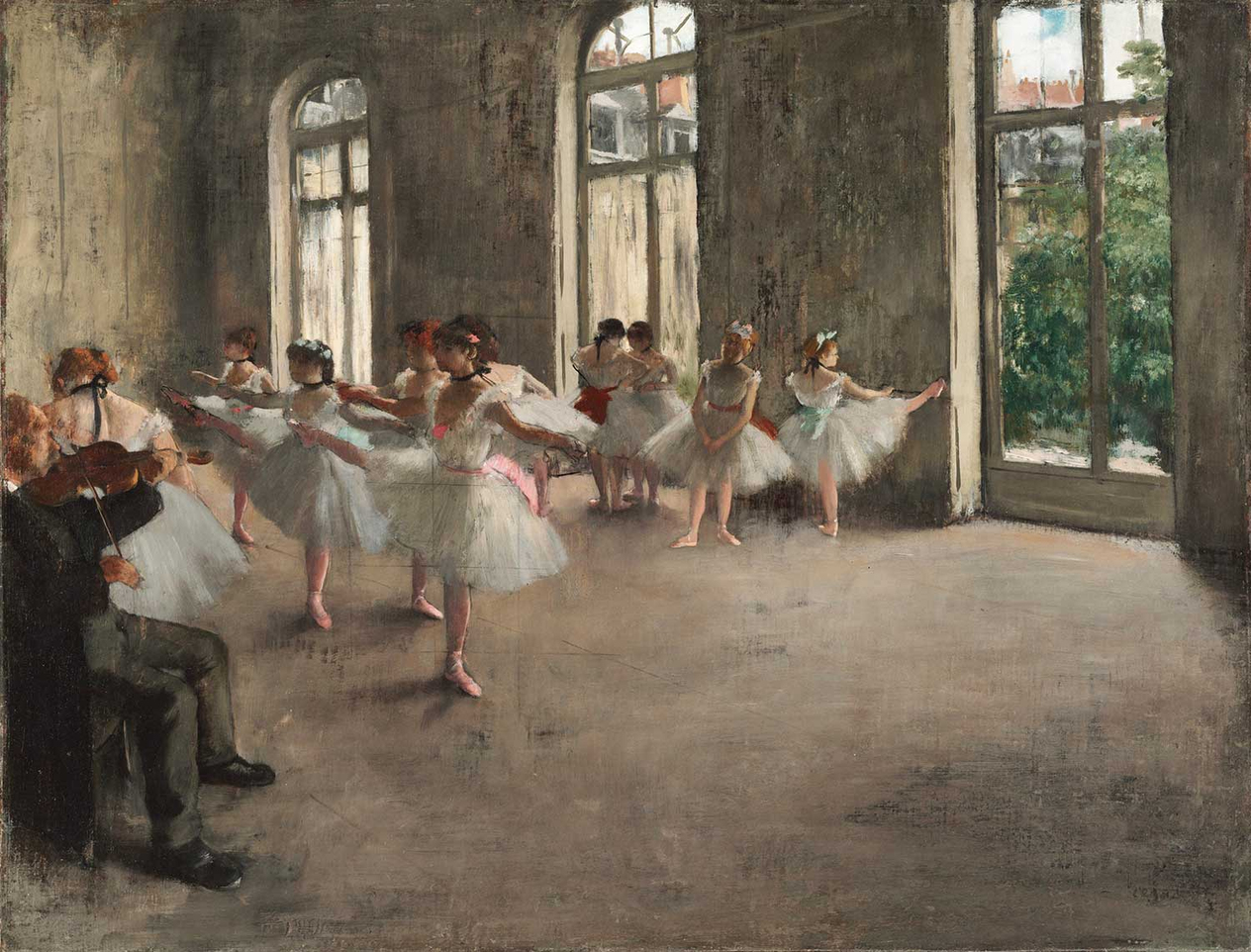 The Rehearsal by Edgar Degas