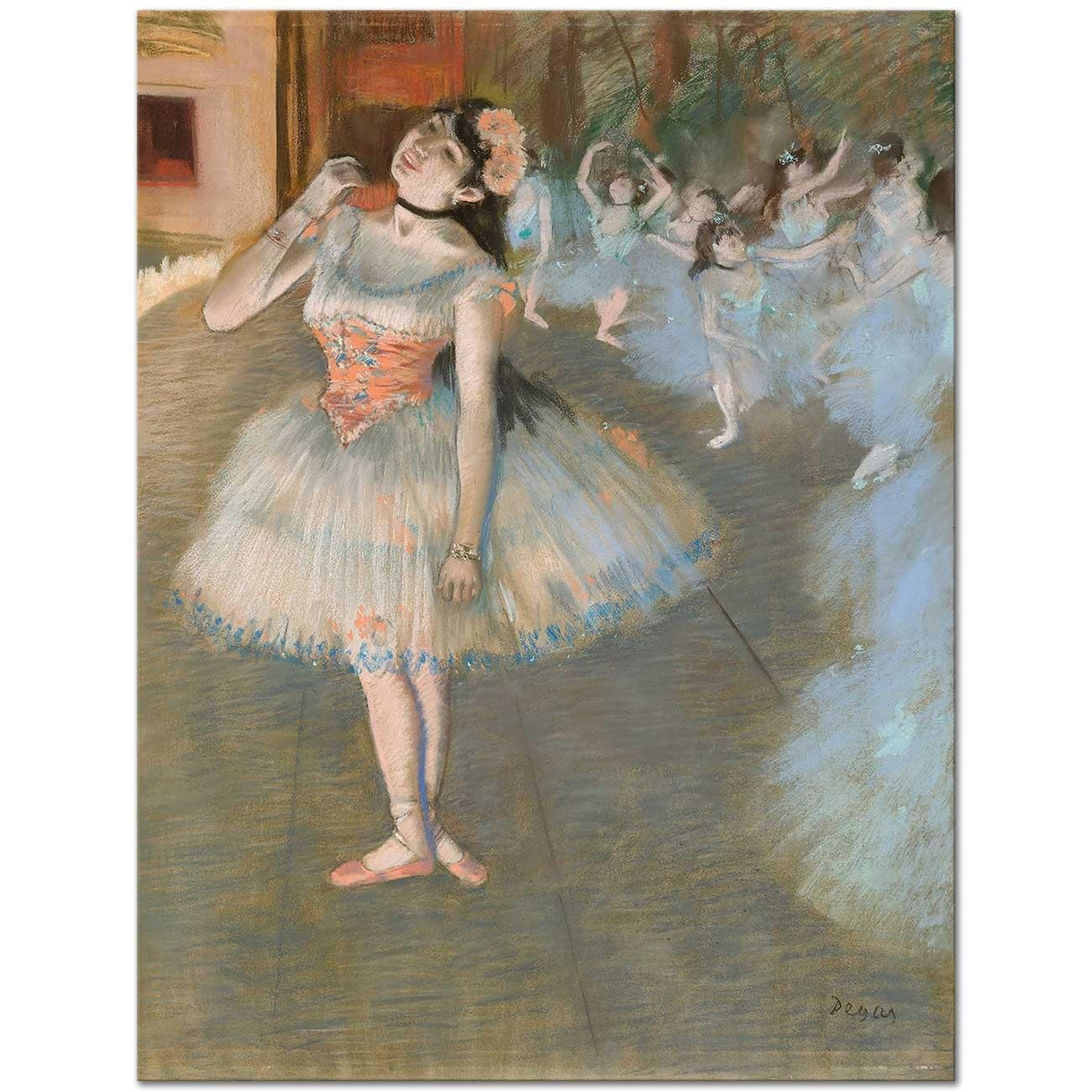 Edgar Degas The Star 1879 Art Print