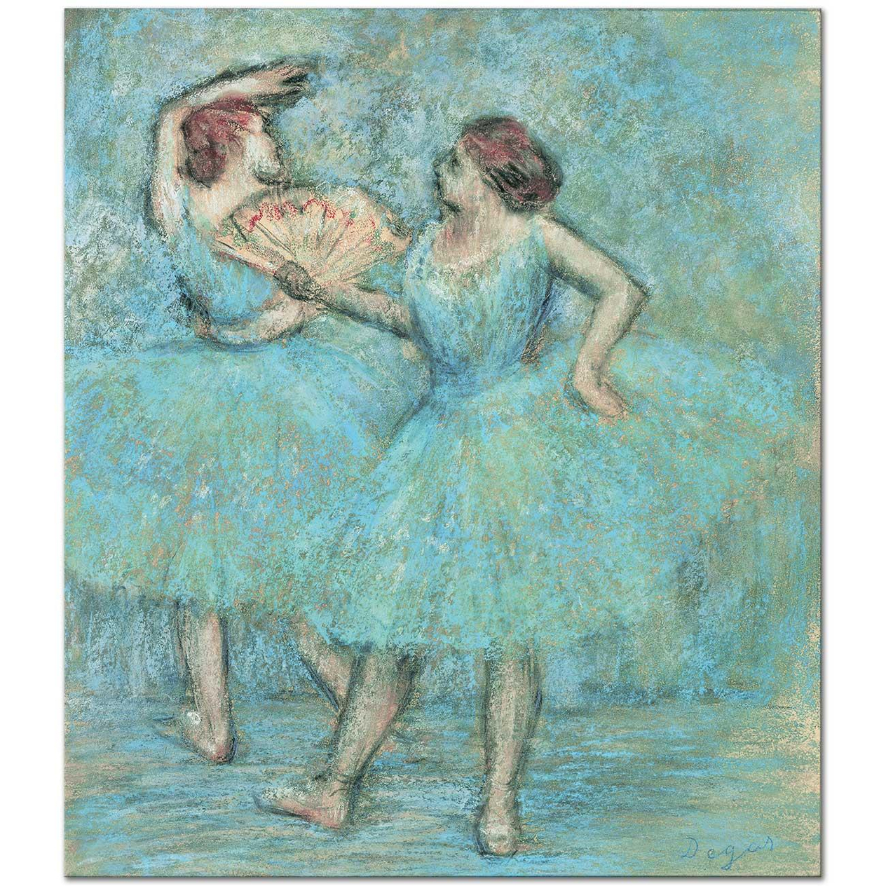 Two Dancers by Edgar Degas