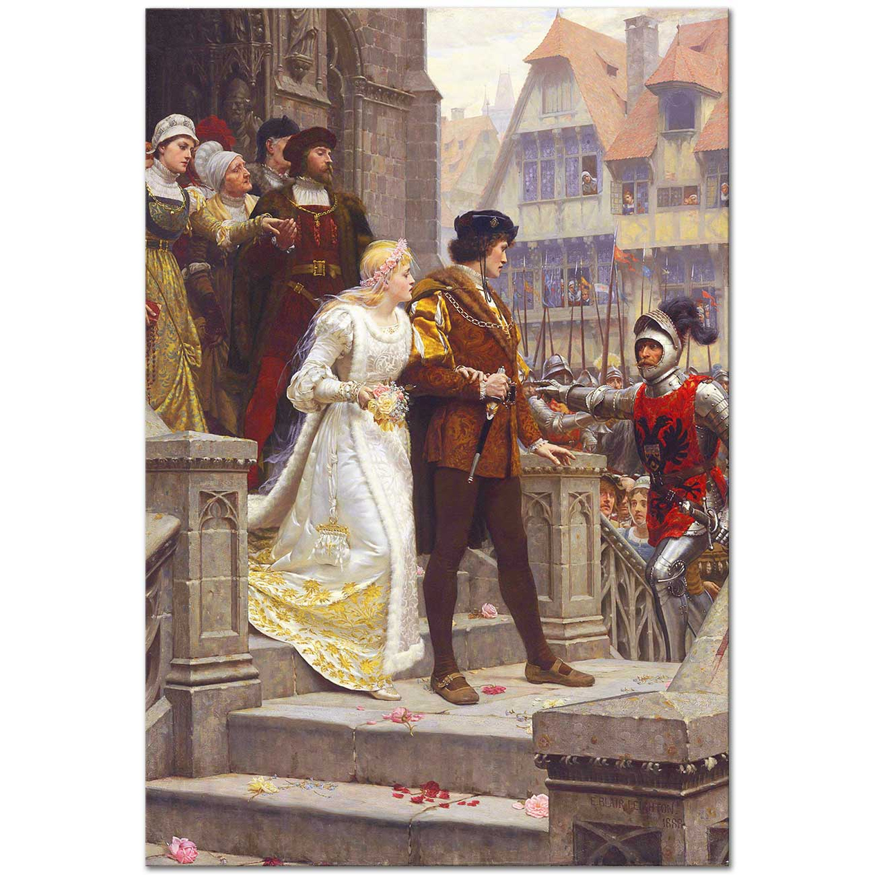 Edmund Blair Leighton Call to Arms Art Print