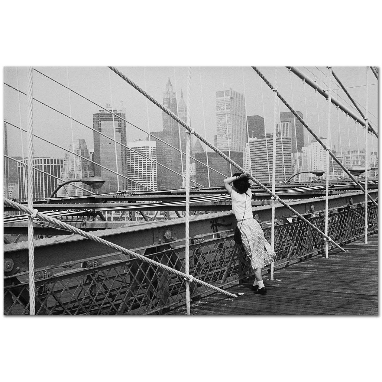 Edouard Boubat Brooklyn New York Kanvas Tablo