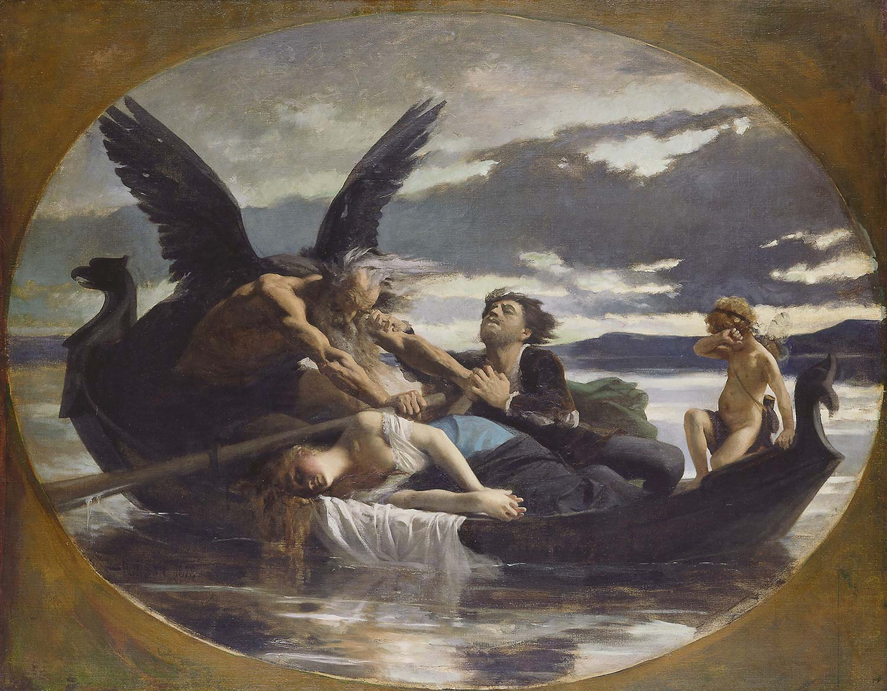 Edouard Debat-Ponsan Love Dies in Time Art Print
