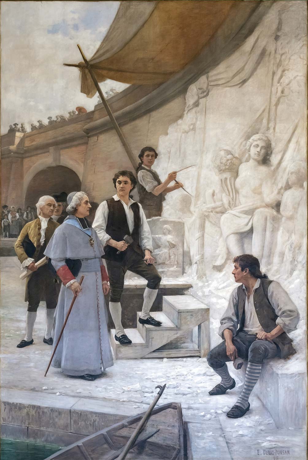 Edouard Debat-Ponsan Truth Coming out of the Well Art Print