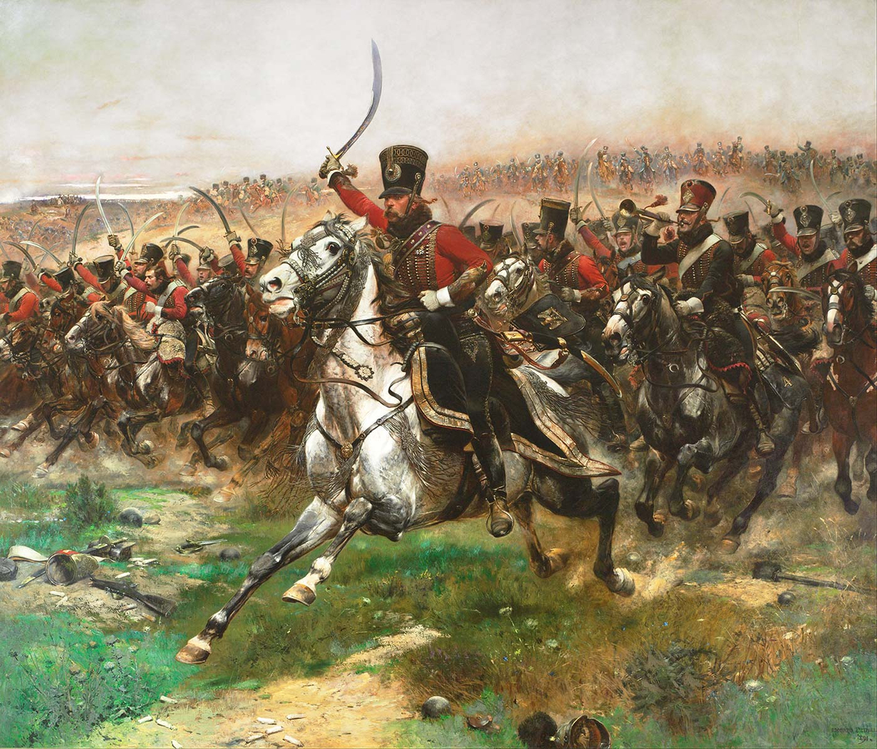 Long Live the Emperor (Vive l'Empereur!) by Edouard Detaille