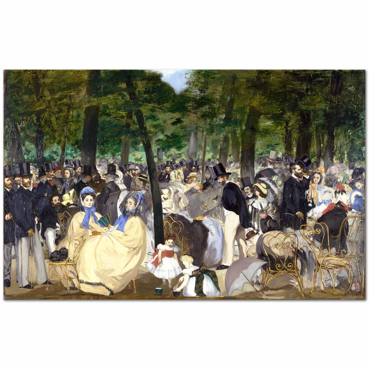 Edouard Manet Tuilerien'de Konser