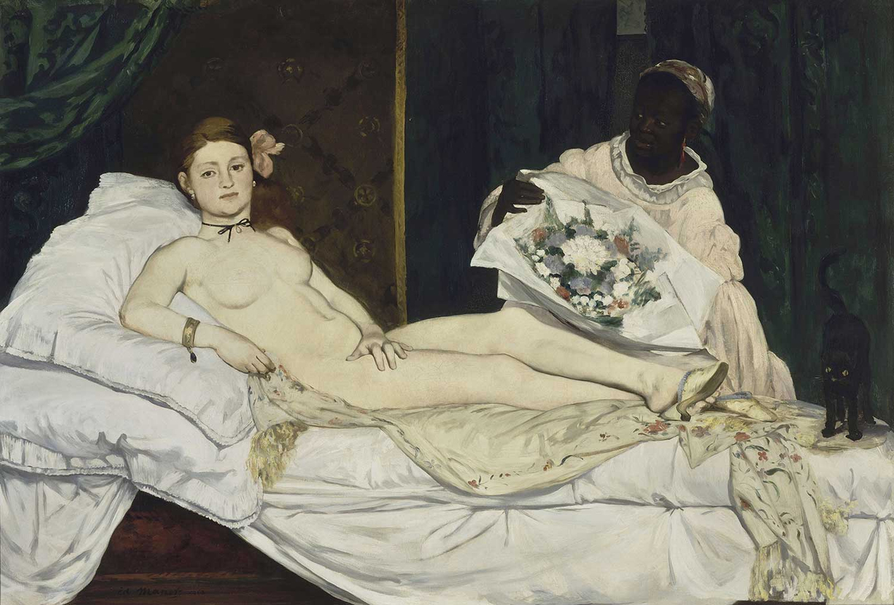 Edouard Manet Olympia Kanvas Tablo