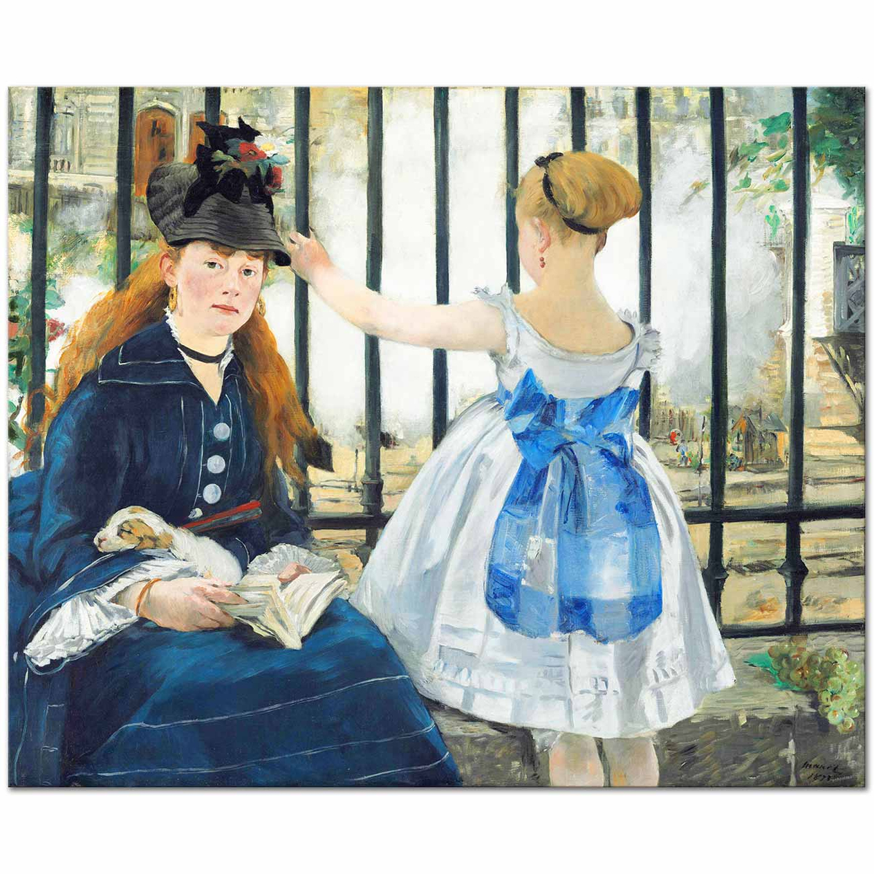 Edouard Manet Tren Yolu