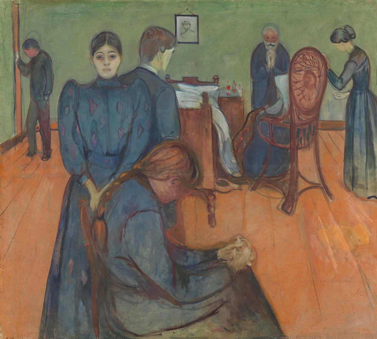 Edvard Munch Death in the Sickroom Art Print