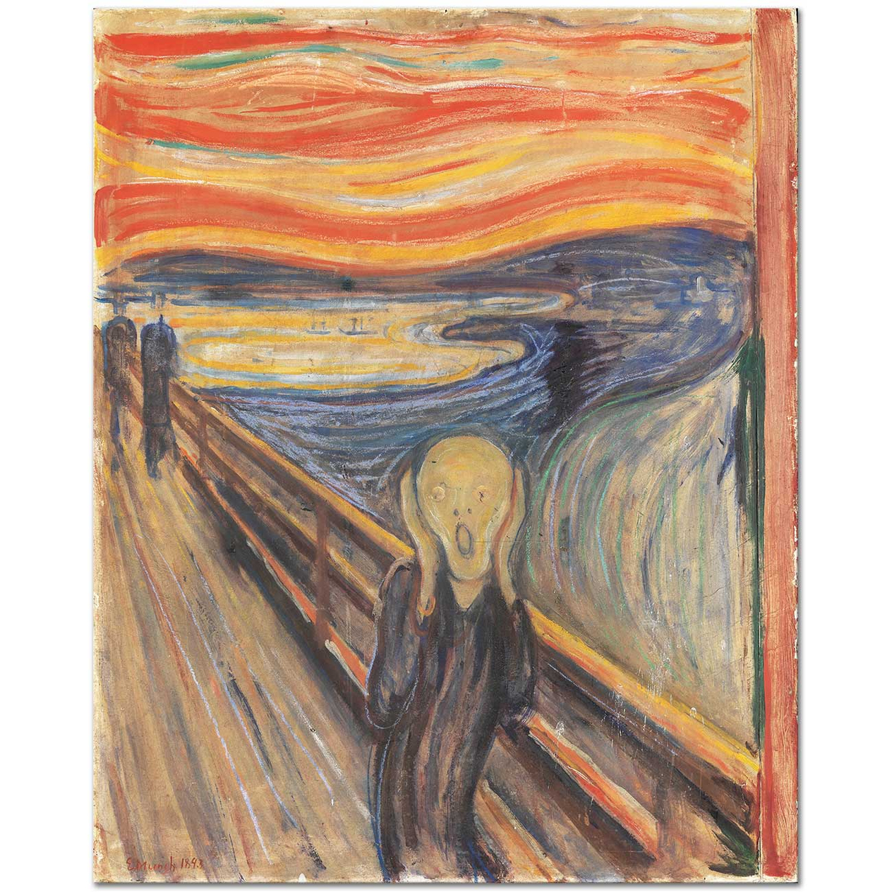 Edvard Munch Çığlık Kanvas Tablo