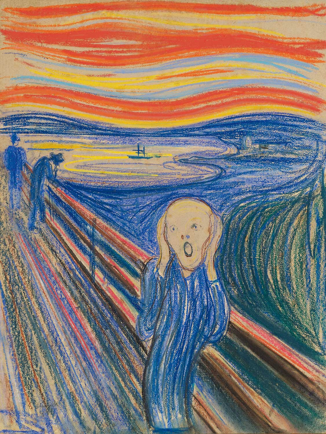 Edvard Munch The Scream of Nature Art Print