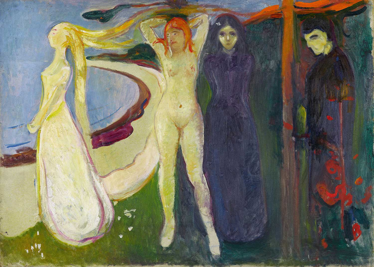 Edvard Munch Woman, Sphinx Art Print