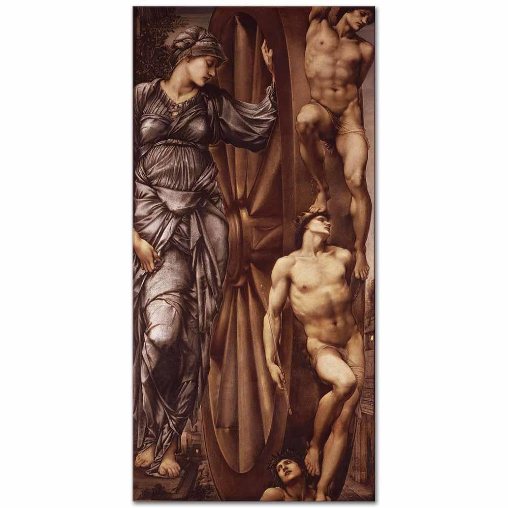 Edward Burne Jones Şans Yürütücü Kanvas Tablo