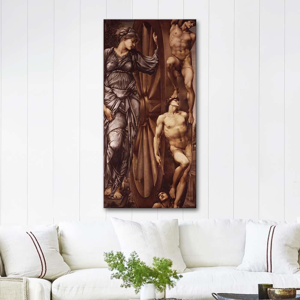 Edward Burne Jones Şans Yürütücü Kanvas Tablo